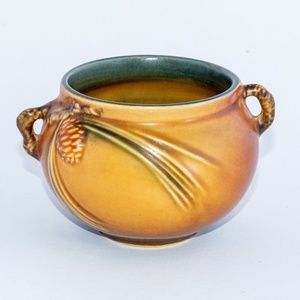 PRICE DROP! - ROSEVILLE VASE - PINE CONE PATTERN